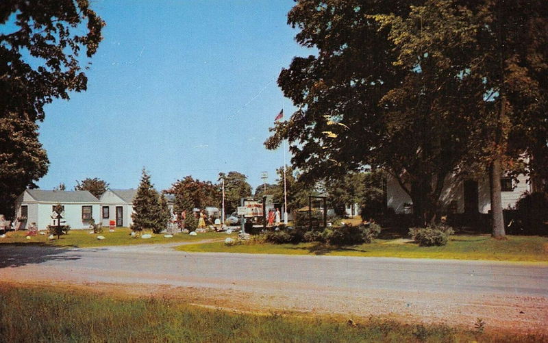 Shady Lawn Inn (Shady Lawn Lodge, Shady Lawn Cabins) - Vintage Postcard
